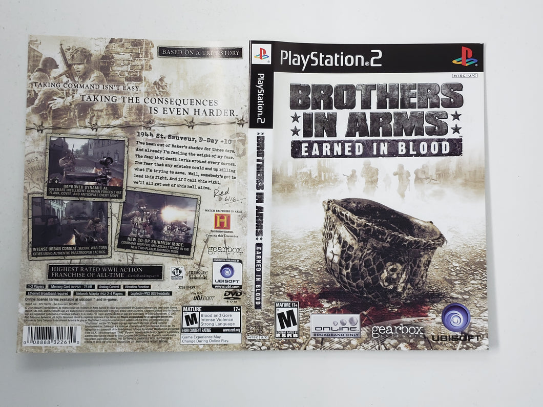 Brothers in Arms Earned in Blood [cover art] - Sony Playstation 2 | PS2