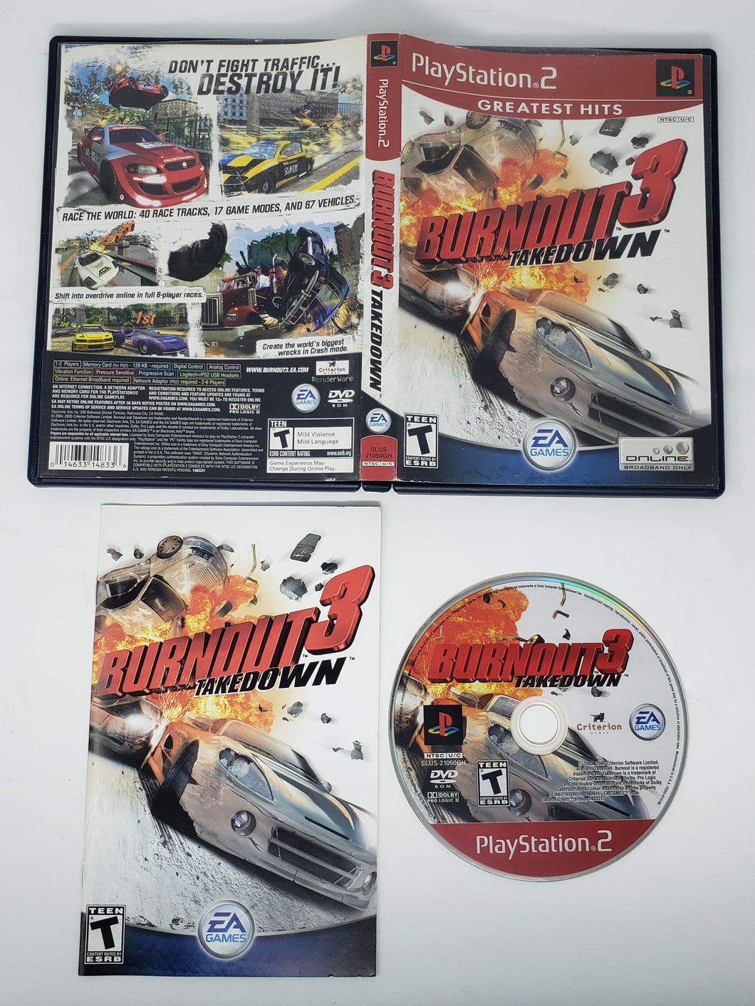 Burnout 3 Takedown [Greatest Hits] - Sony Playstation 2 | PS2