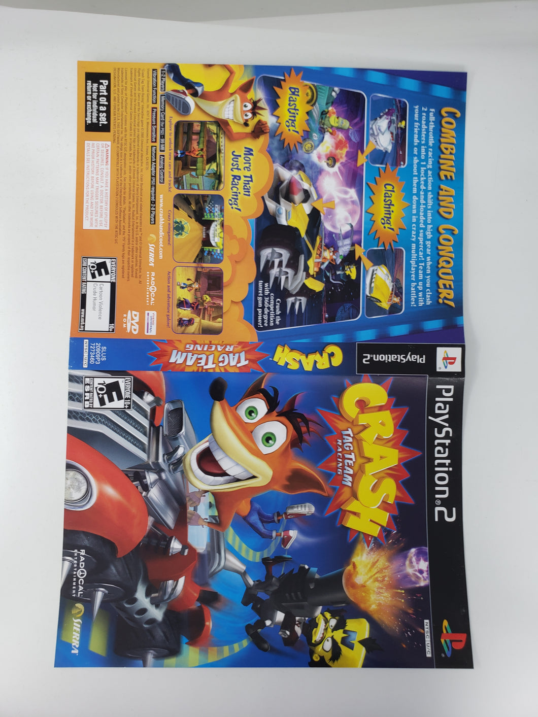 Crash Tag Team Racing [Cover art] - Sony Playstation 2 | PS2