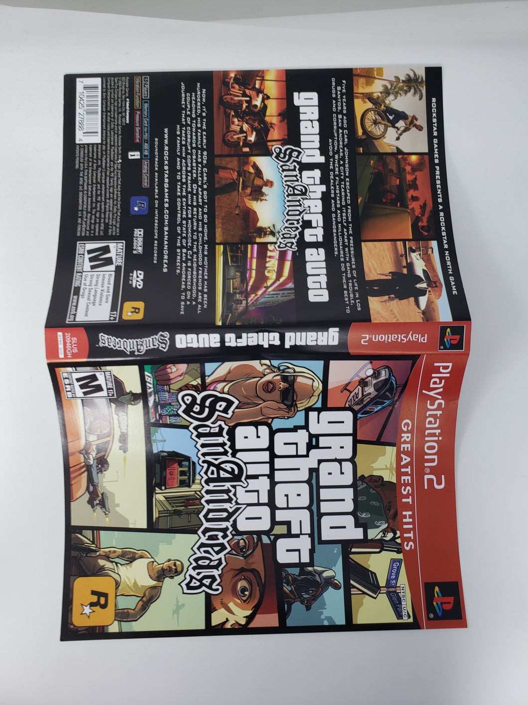 Grand Theft Auto San Andreas [Greatest Hits] [Cover art] - Sony Playstation 2 | PS2