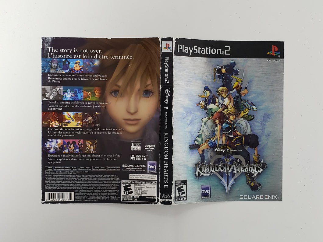 Kingdom Hearts II [Cover Art] - Playstation 2 | PS2