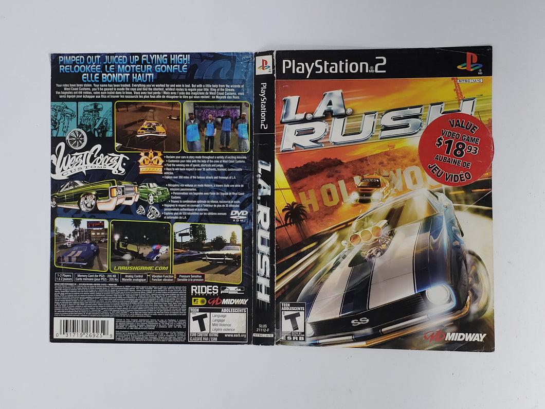 LA Rush [Cover art] - Sony Playstation 2 | PS2