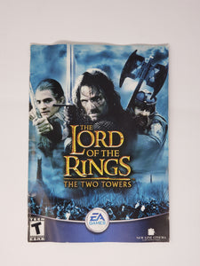 Lord of the Rings Two Towers [manual] - Sony Playstation 2 | PS2
