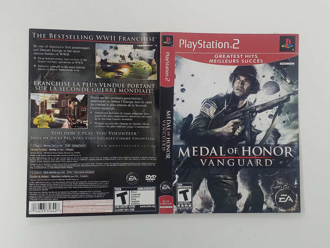 Medal of Honor Vanguard [Greatest Hits] [Cover art] - Sony Playstation 2 | PS2