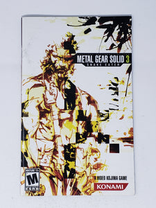 Metal Gear Solid 3 Snake Eater [manual] - Sony Playstation 2 | PS2