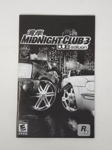 Midnight Club 3 Dub Edition [manuel] - Sony Playstation 2 | PS2