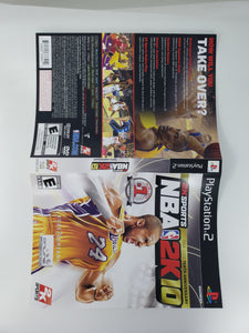 NBA 2K10 [Couverture] - Playstation 2 | PS2