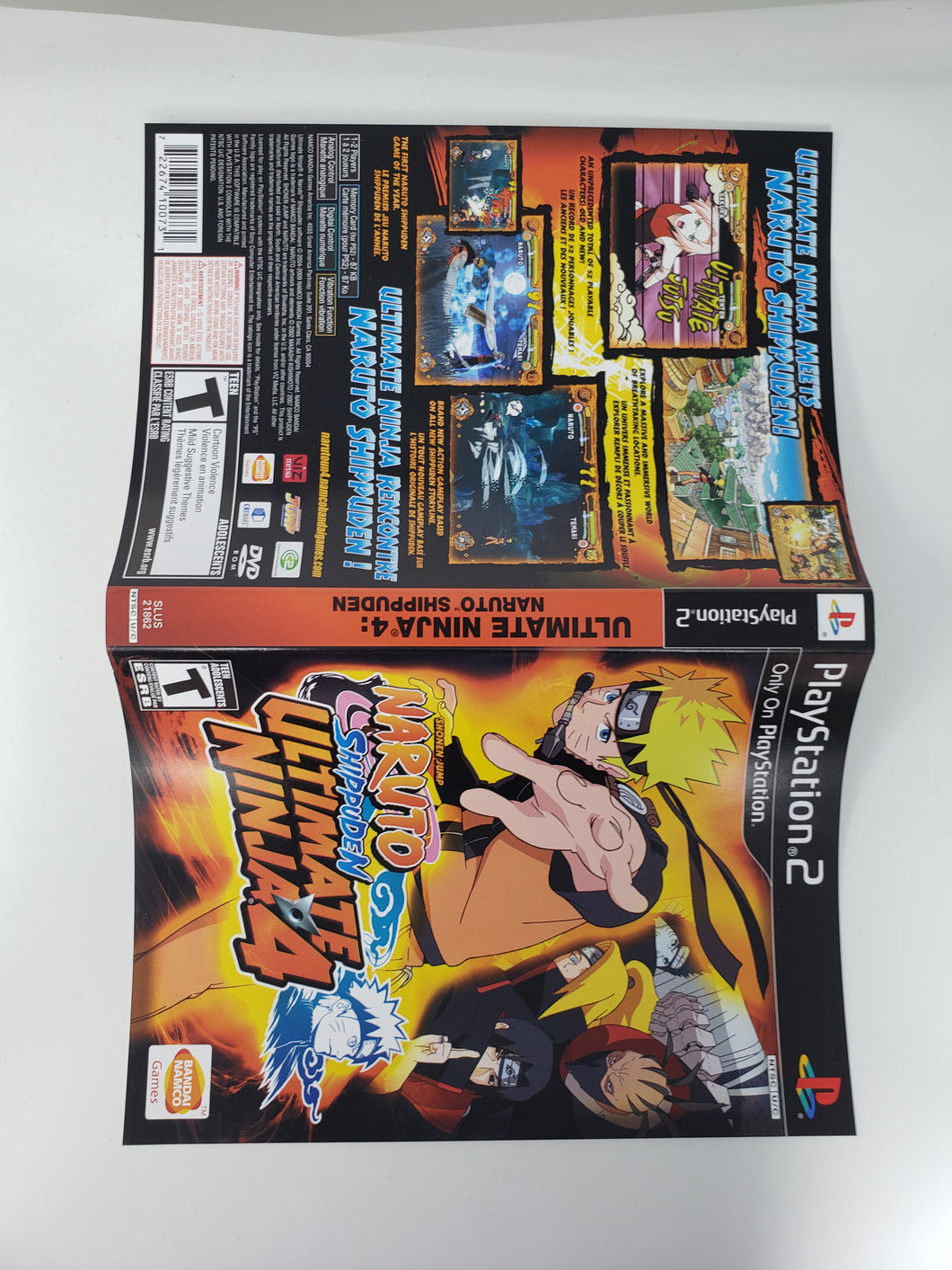 Ultimate Ninja 4 - Naruto Shippuden [Couverture] - Sony Playstation 2 | PS2