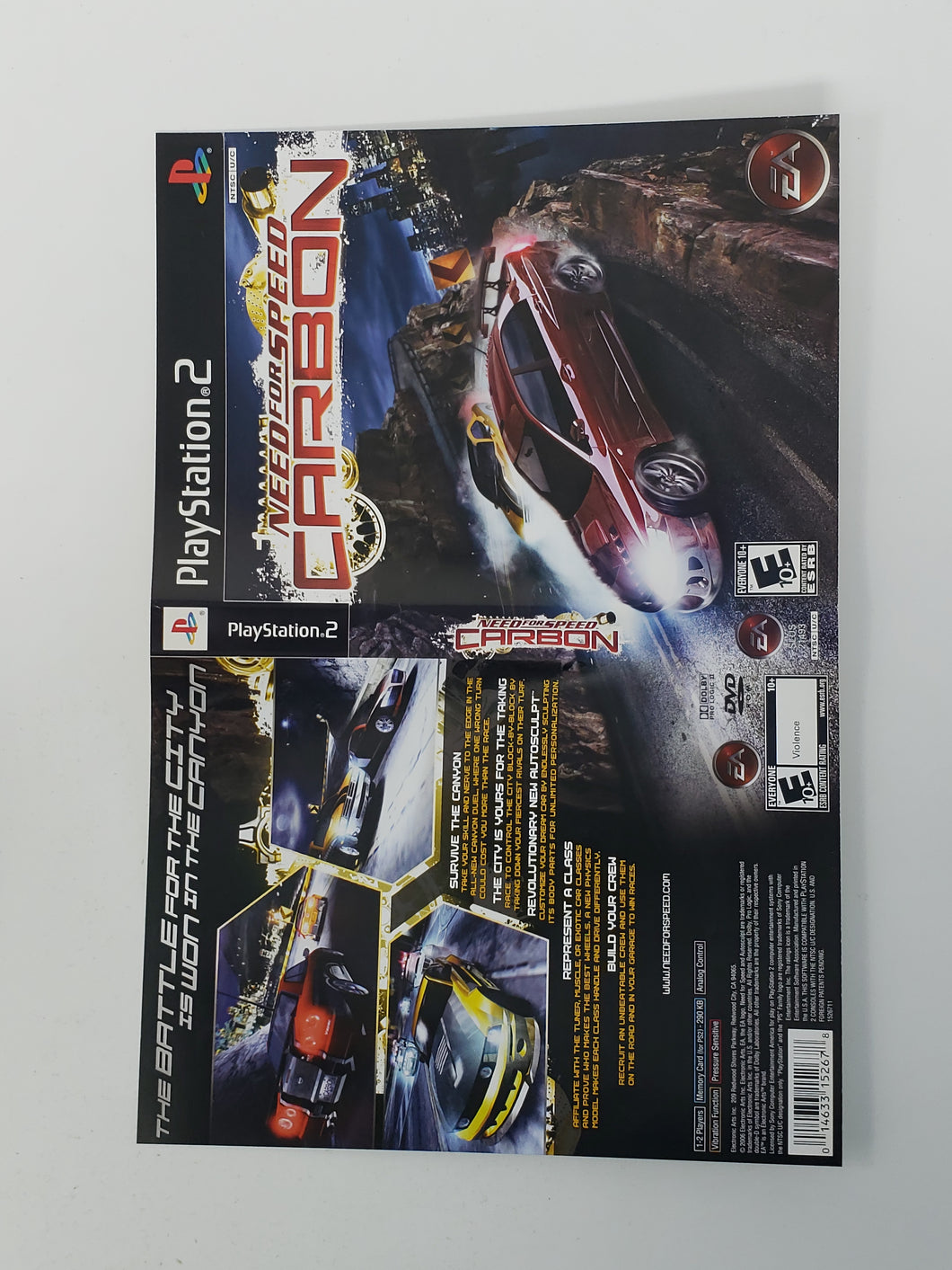 Need for Speed Carbon [Cover art] - Sony Playstation 2 | PS2