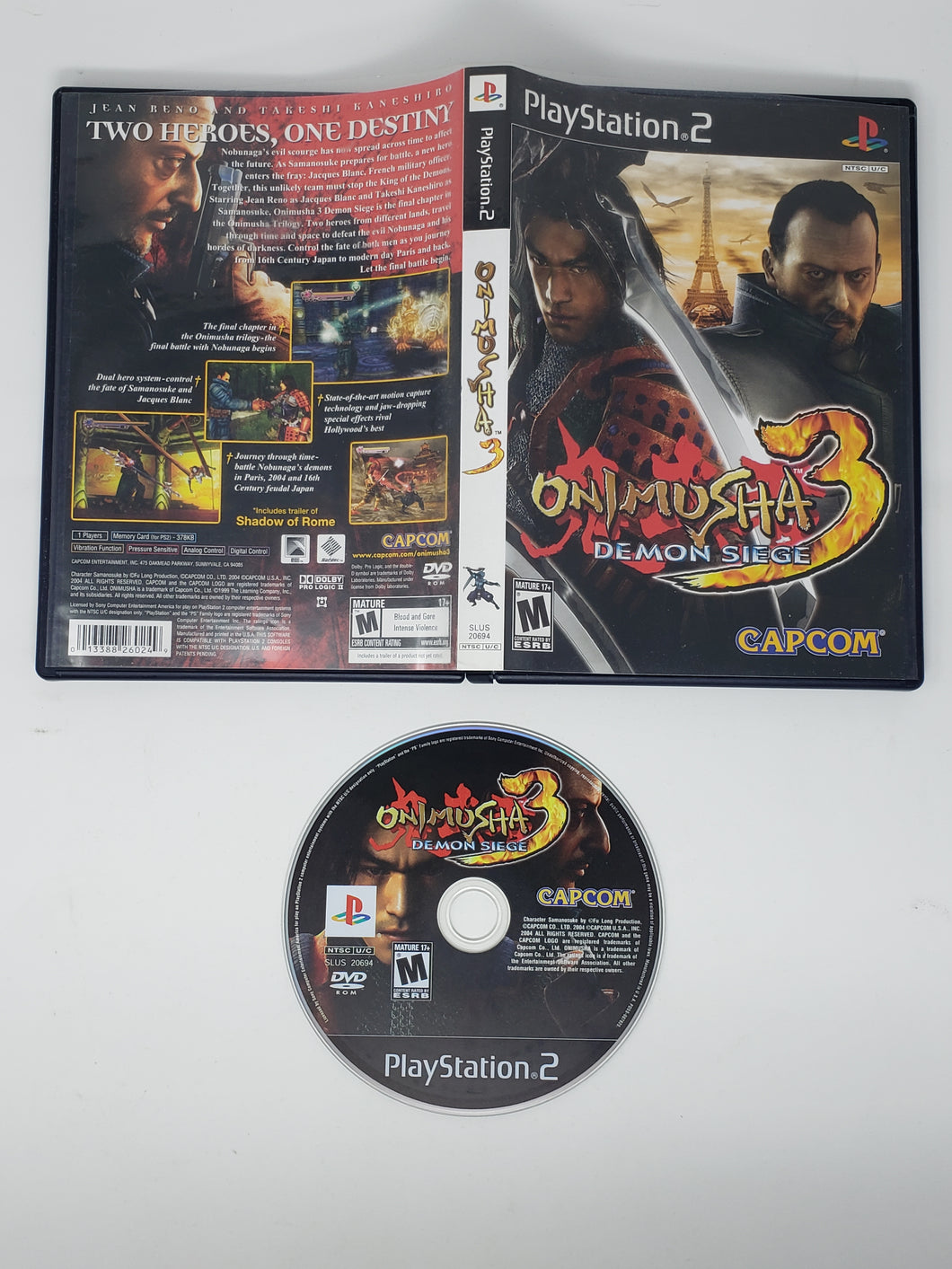 Onimusha 3 Demon Siege - Sony Playstation 2 | PS2