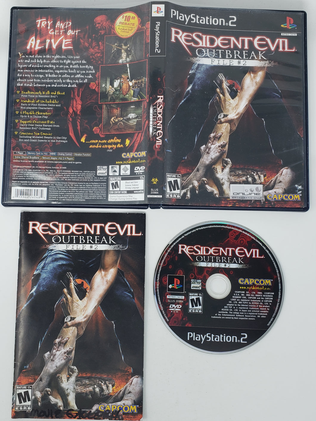 Resident Evil Outbreak File 2 - Sony Playstation 2 | PS2