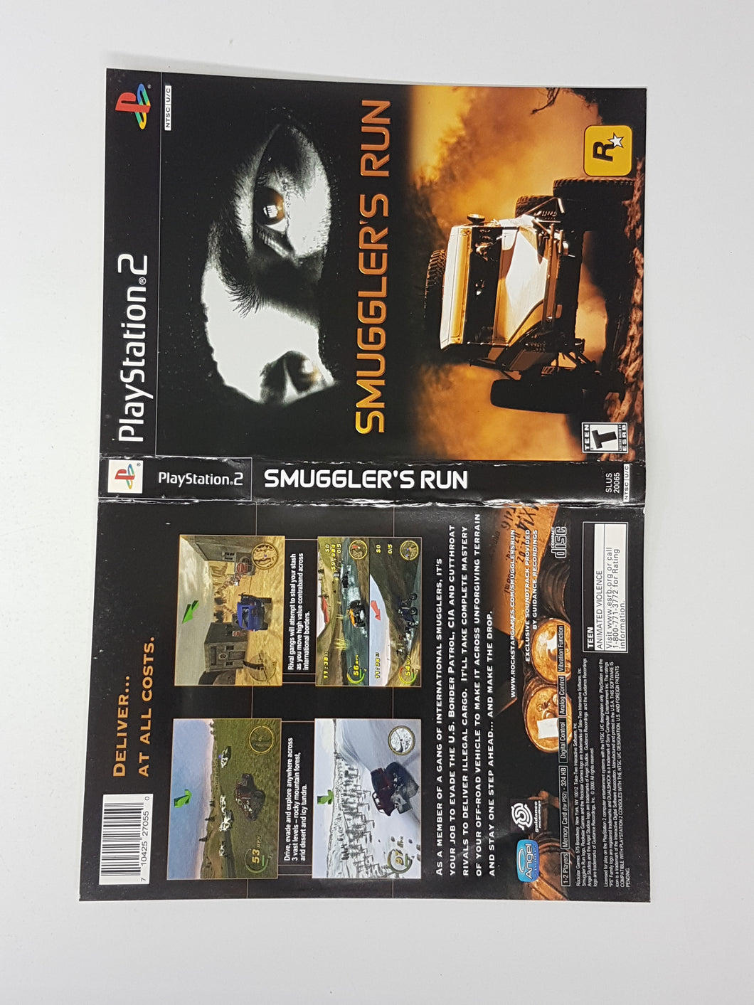 Smuggler's Run [Cover art] - Sony Playstation 2 | PS2