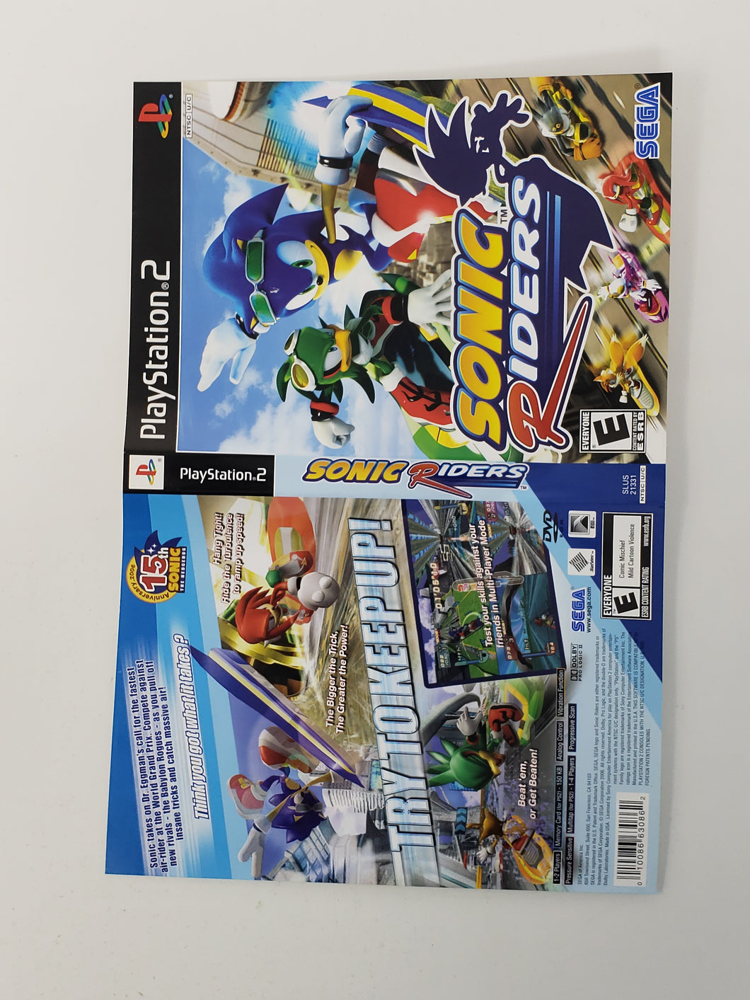 Sonic Riders [Cover art] - Sony Playstation 2 | PS2