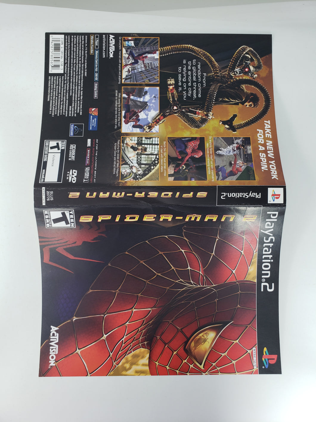 Spiderman 2 [Cover art] - Sony Playstation 2 | PS2