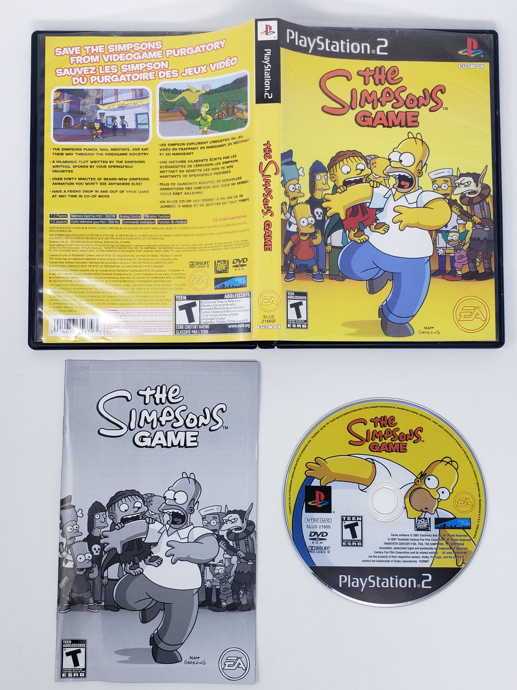 The Simpsons Game - Sony Playstation 2 | PS2