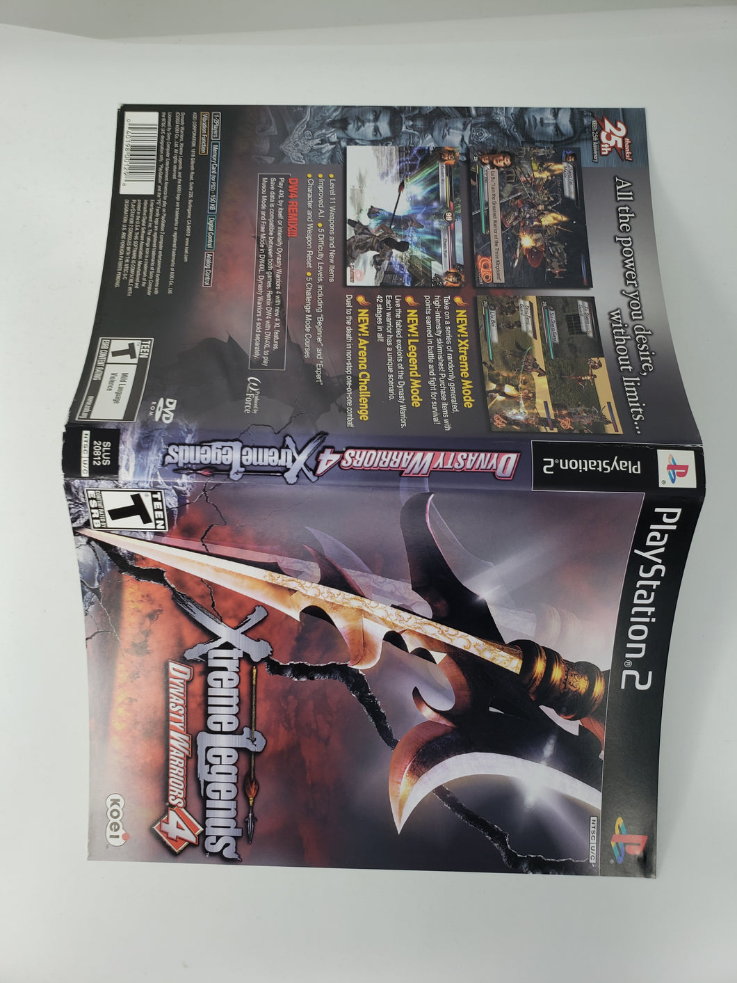 Dynasty Warriors 4 Xtreme Legends [Couverture] - Sony Playstation 2 | PS2