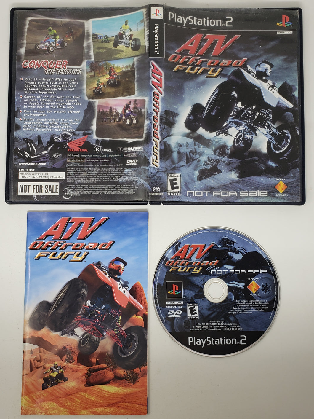 ATV Offroad Fury [Not for Resale] - Sony Playstation 2 | PS2