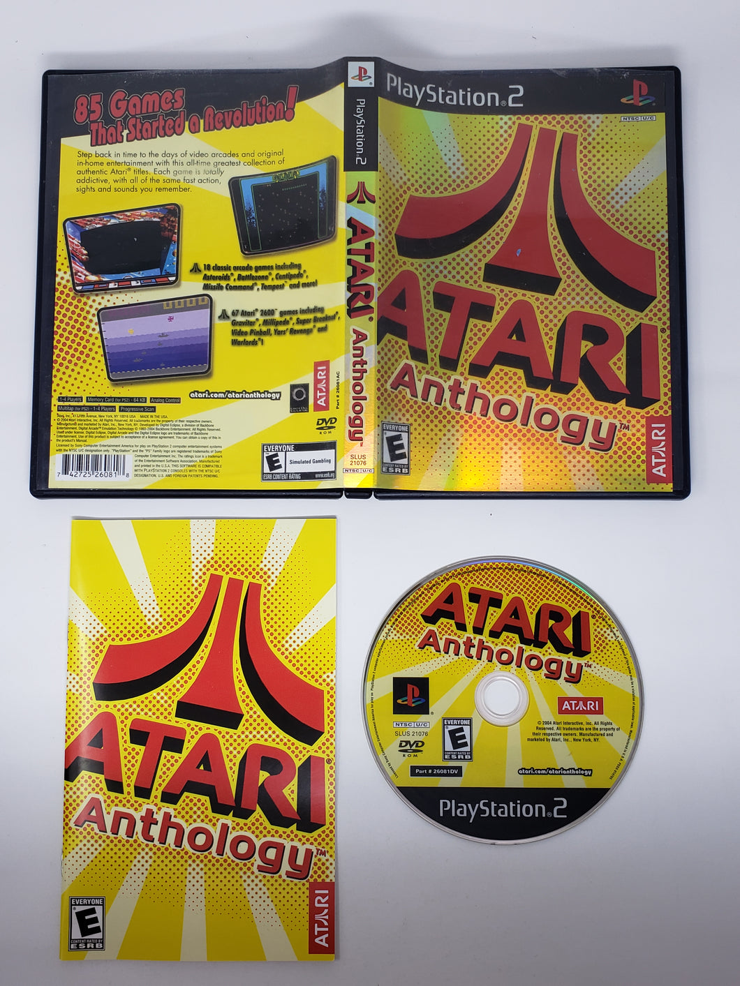 Atari Anthology - Sony Playstation 2 | PS2