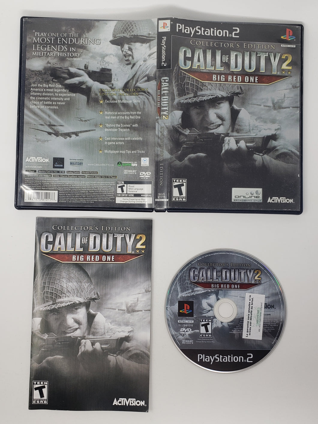 Call of Duty 2 Big Red One Collector's Edition - Sony Playstation 2 | PS2