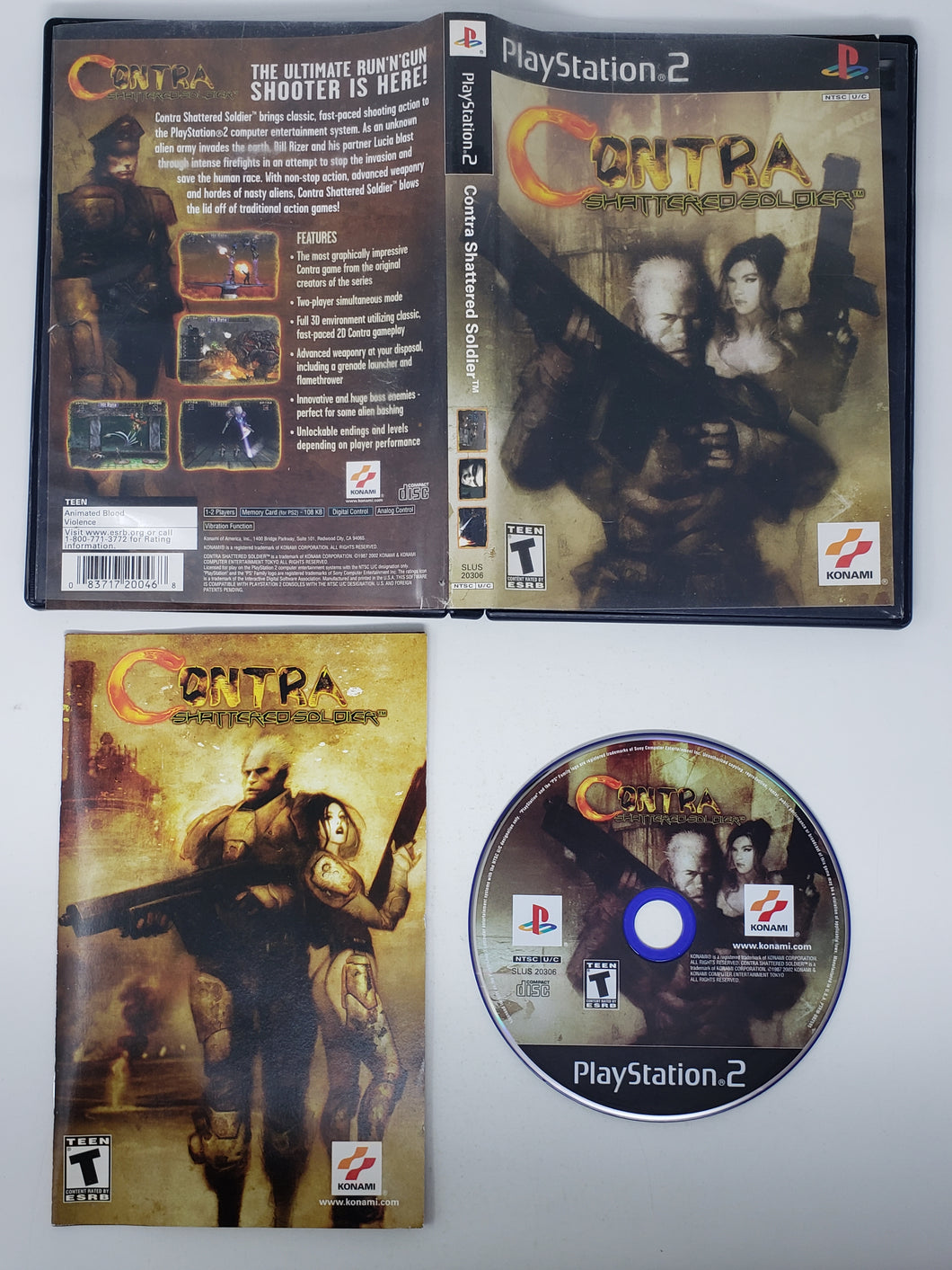 Contra Shattered Soldier - Sony Playstation 2 | PS2