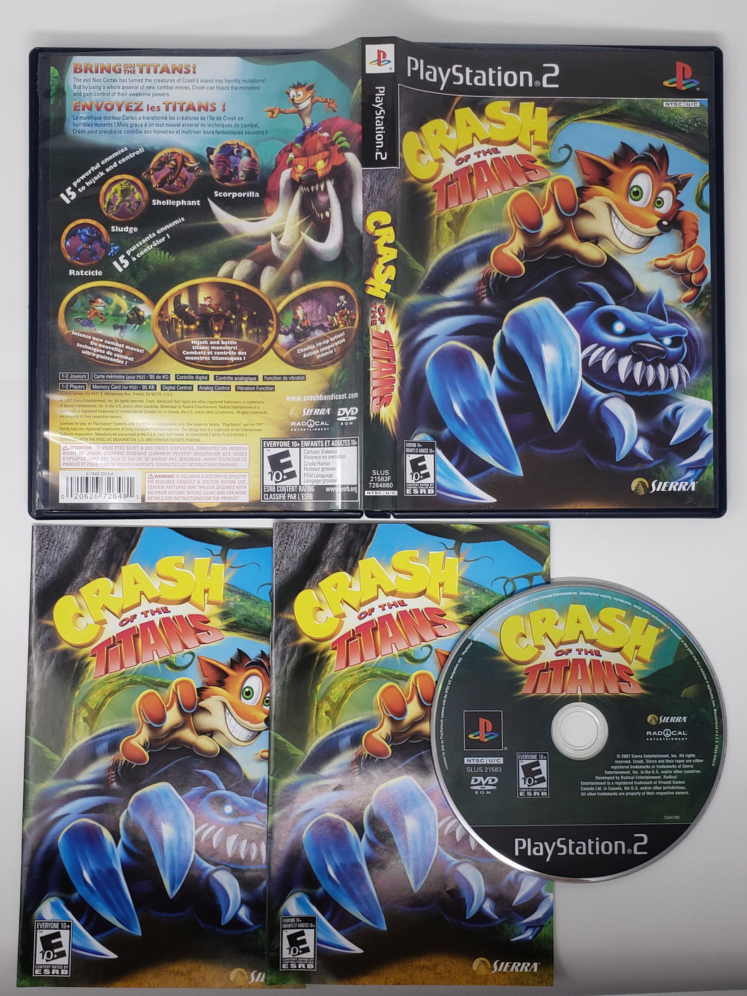 Crash of the Titans - Sony Playstation 2 | PS2