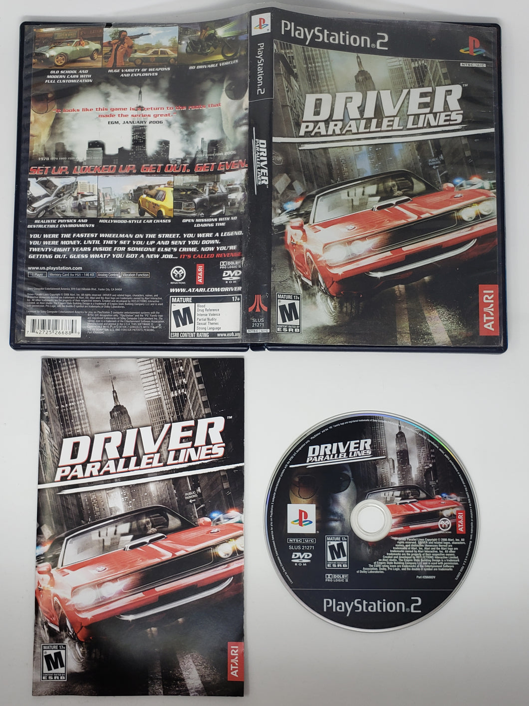Driver Parallel Lines - Sony Playstation 2 | PS2