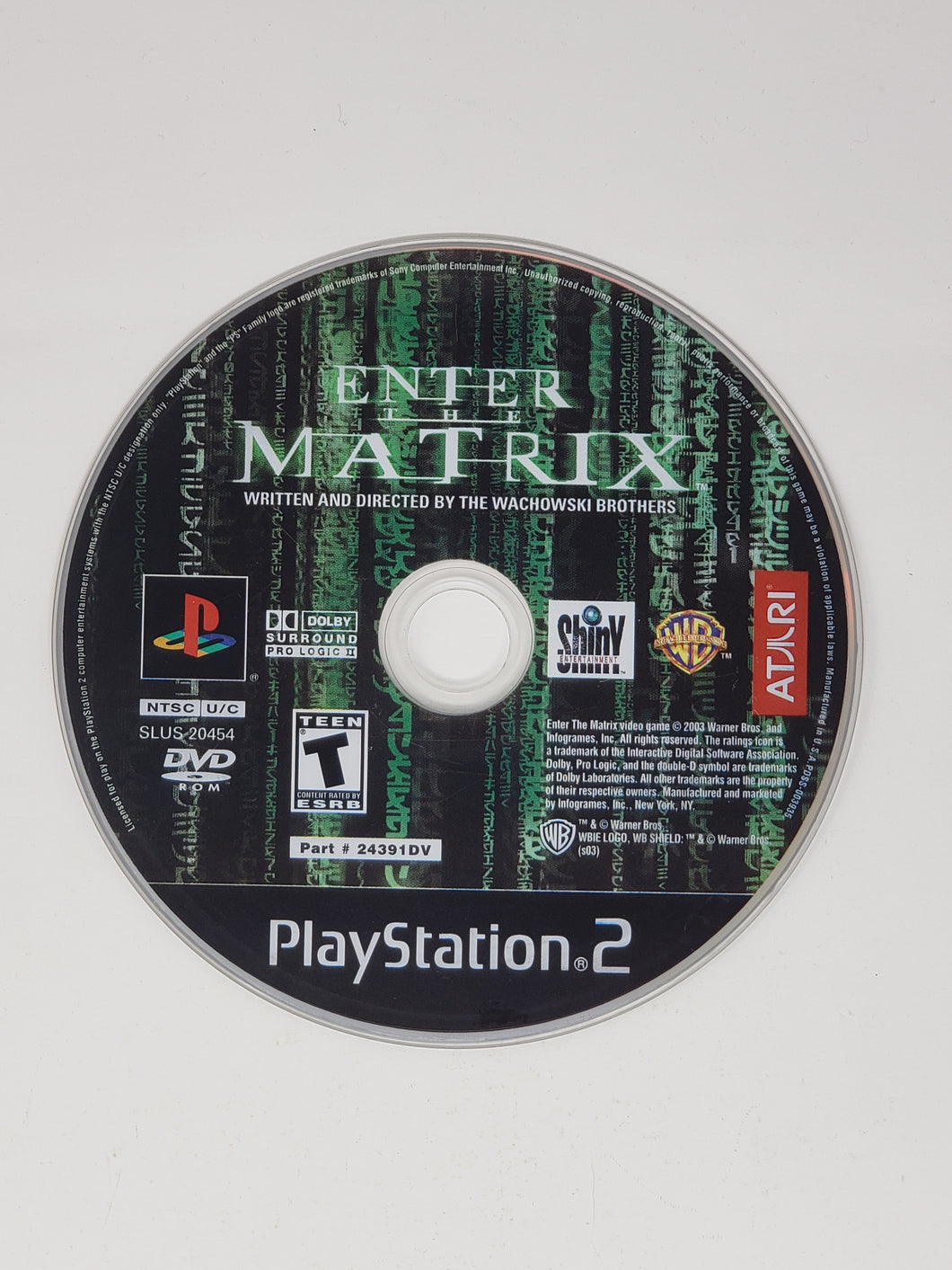 Enter the Matrix - Sony Playstation 2 | PS2