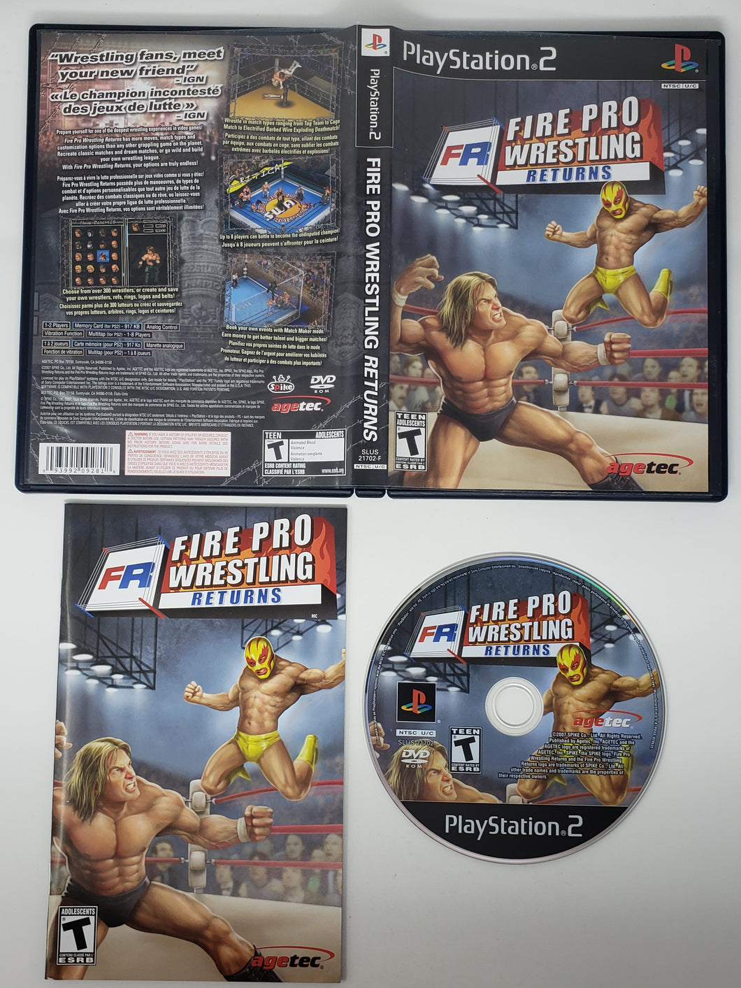Fire Pro Wrestling Returns - Sony Playstation 2 | PS2