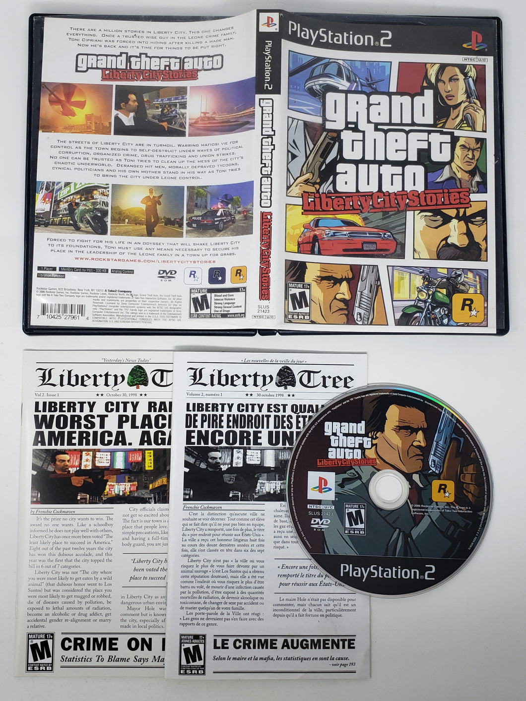 Grand Theft Auto Liberty City Stories  - Sony Playstation 2 | PS2