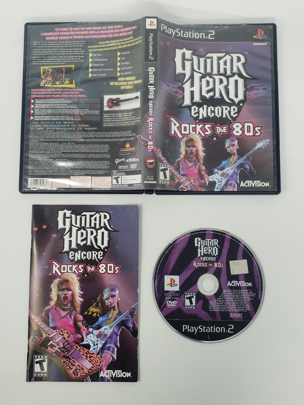 Guitar Hero Encore Rocks the 80's - Sony Playstation 2 | PS2