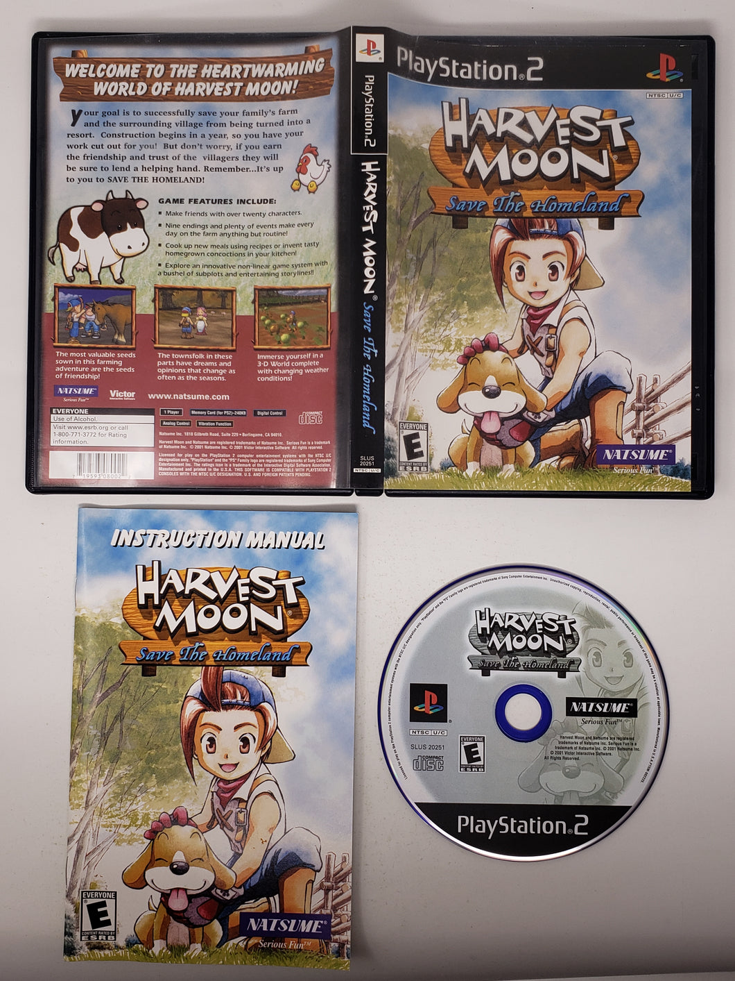 Harvest Moon Save the Homeland - Sony Playstation 2 | PS2