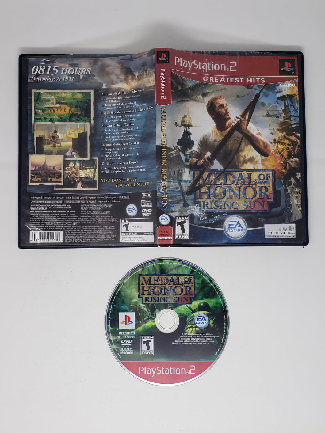 Medal of Honor Rising Sun [Grands succès] - Sony Playstation 2 | PS2