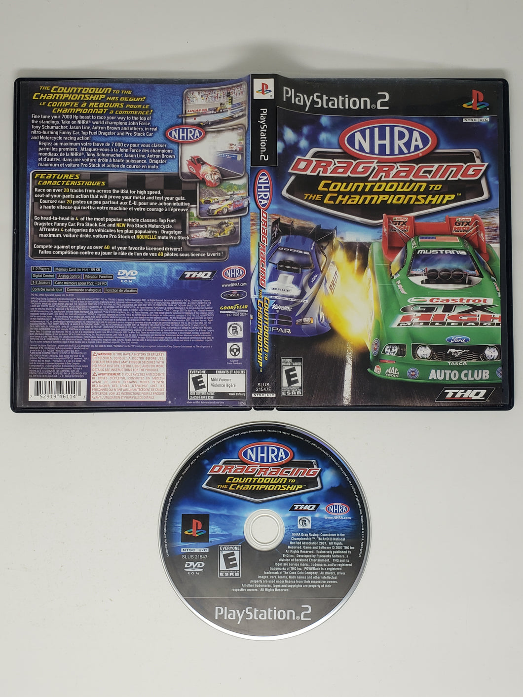 NHRA Drag Racing Countdown to the Championship - Sony Playstation 2 | PS2