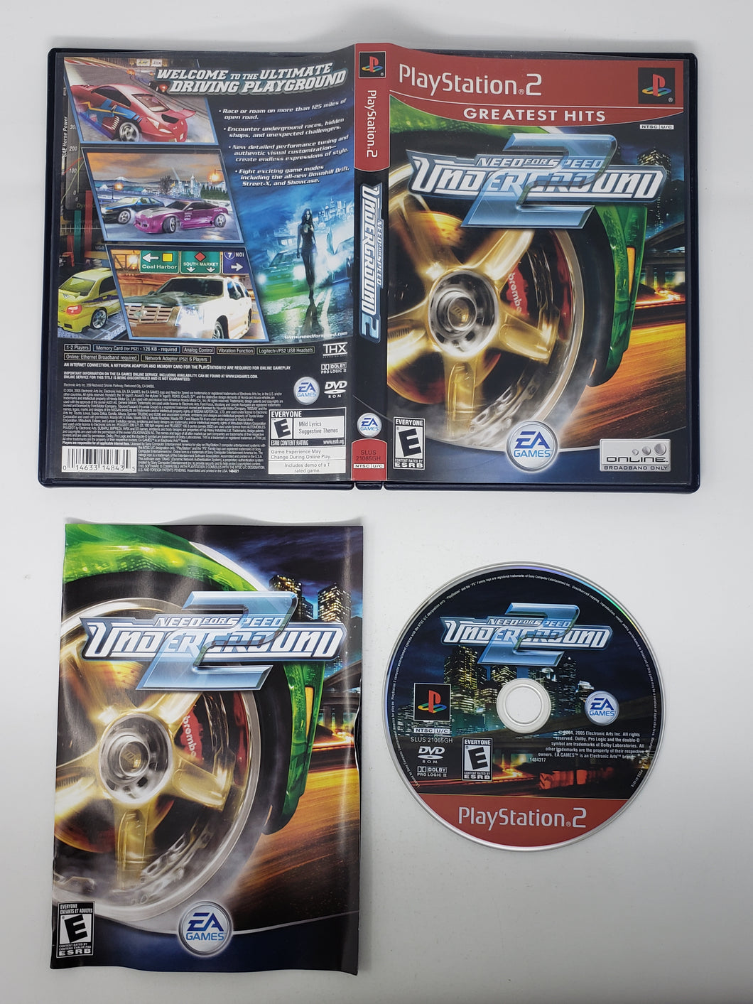 Need for Speed Underground 2 [Greatest Hits] - Sony Playstation 2 | PS2