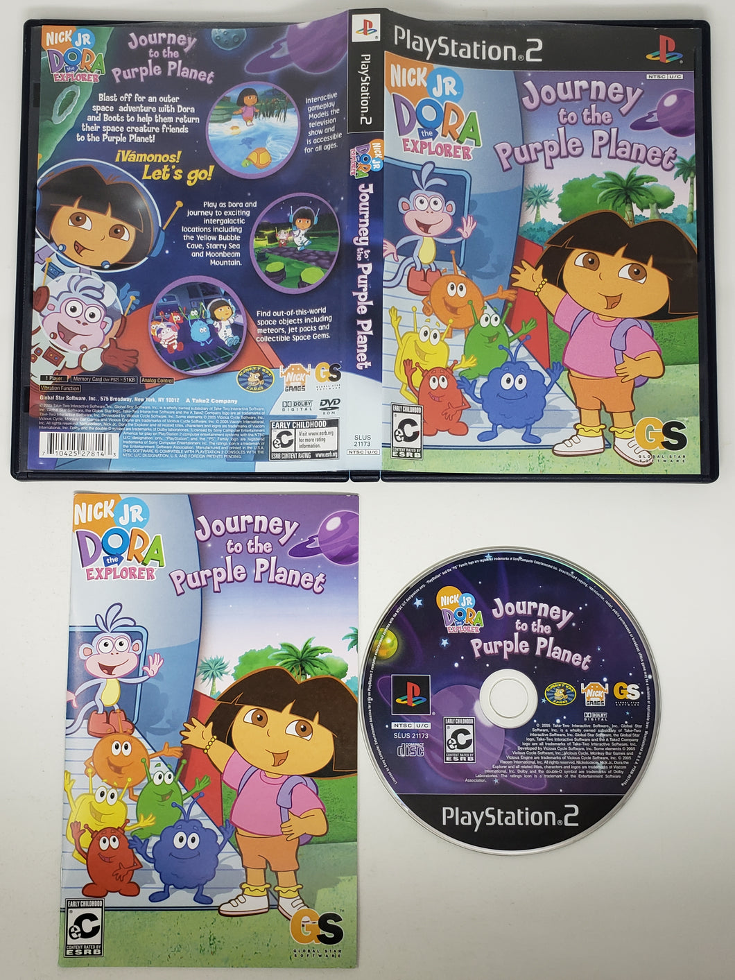 Dora the Explorer Journey to the Purple Planet - Sony Playstation 2 | PS2