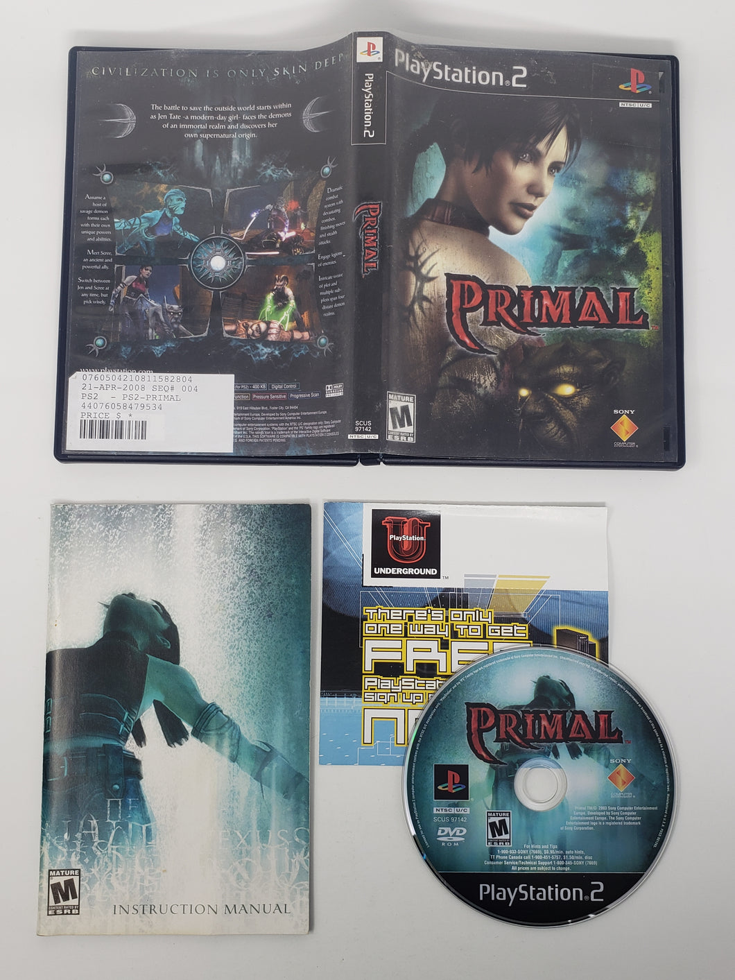 Primal - Sony Playstation 2 | PS2