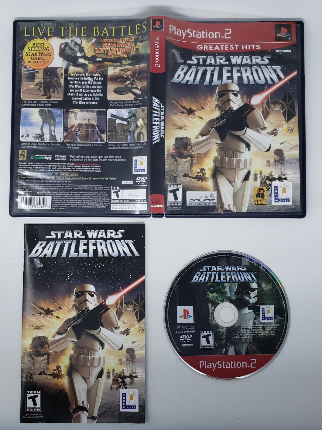 Star Wars Battlefront [Greatest Hits] - Sony Playstation 2 | PS2