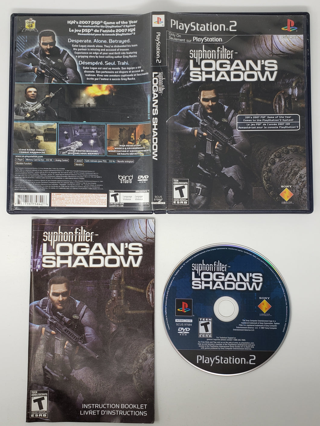 Syphon Filter Logan's Shadow - Sony Playstation 2 | PS2