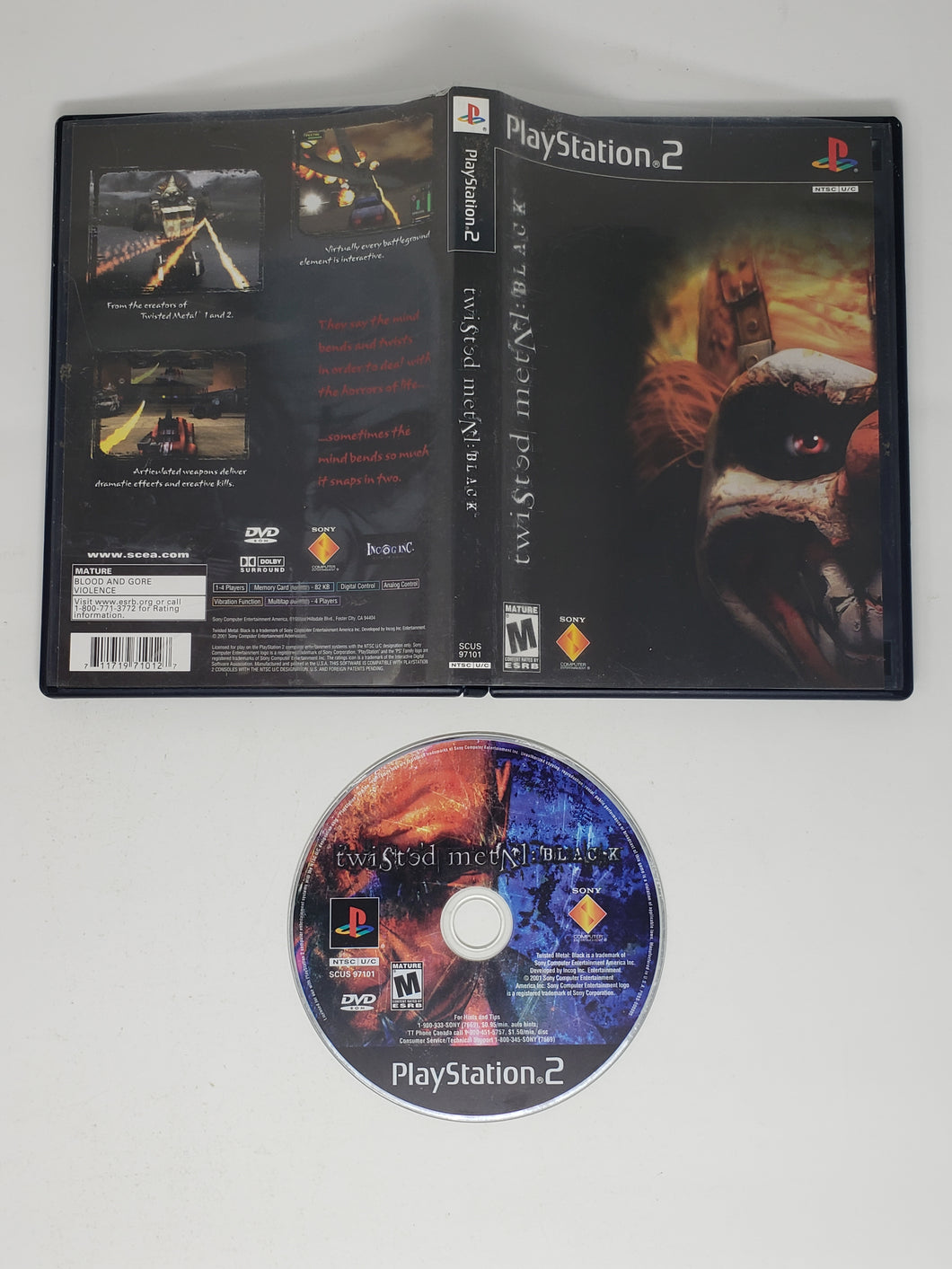 Twisted Metal Black - Playstation 2 | PS2