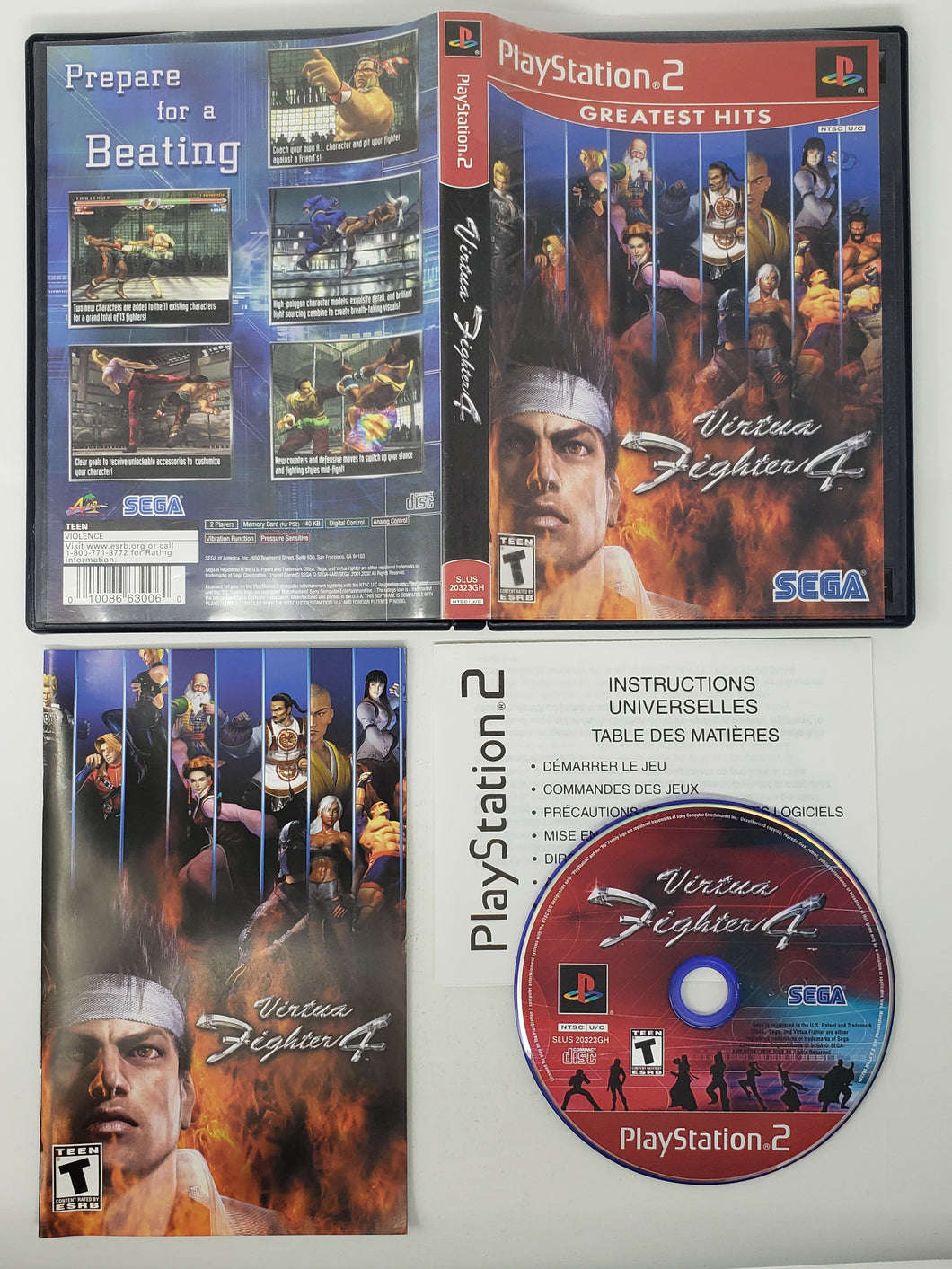 Virtua Fighter 4 [Greatest Hits] - Sony Playstation 2 | PS2