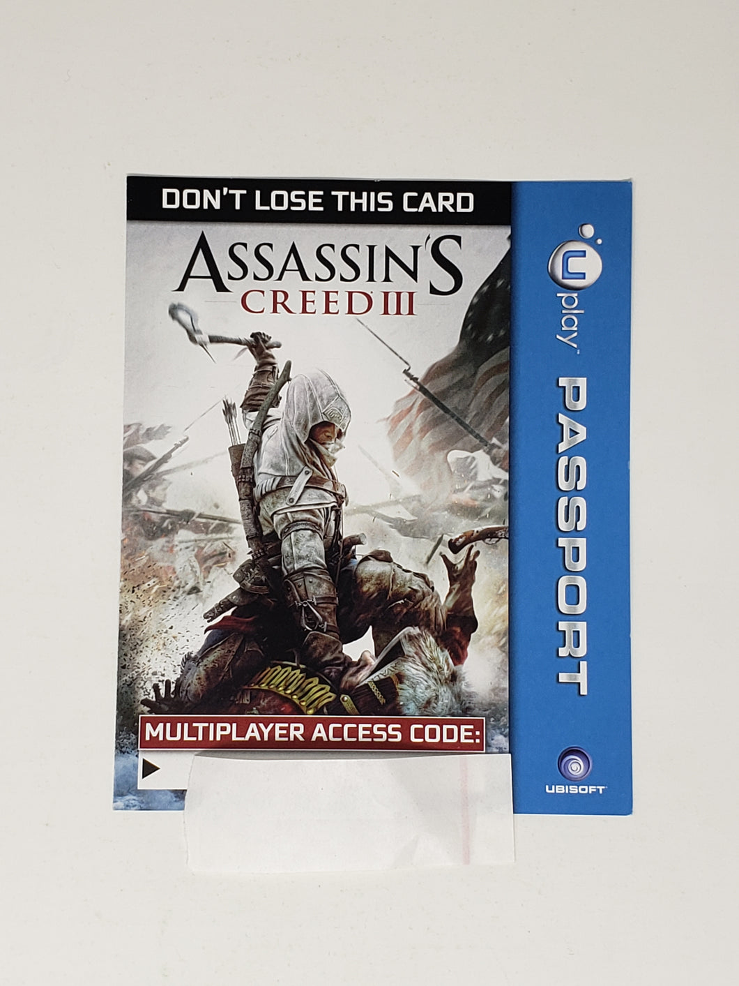 Assassin's Creed III Passport [Insertion] - Sony Playstation 3 | PS3