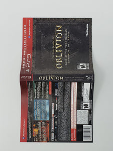 Elder Scrolls IV Oblivion Game of the Year [Greatest Hits] [Couverture] - Sony Playstation 3 | PS3