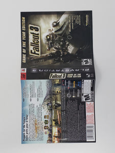 Fallout 3 [Game of the Year Edition] [Cover art] - Sony Playstation 3 | PS3