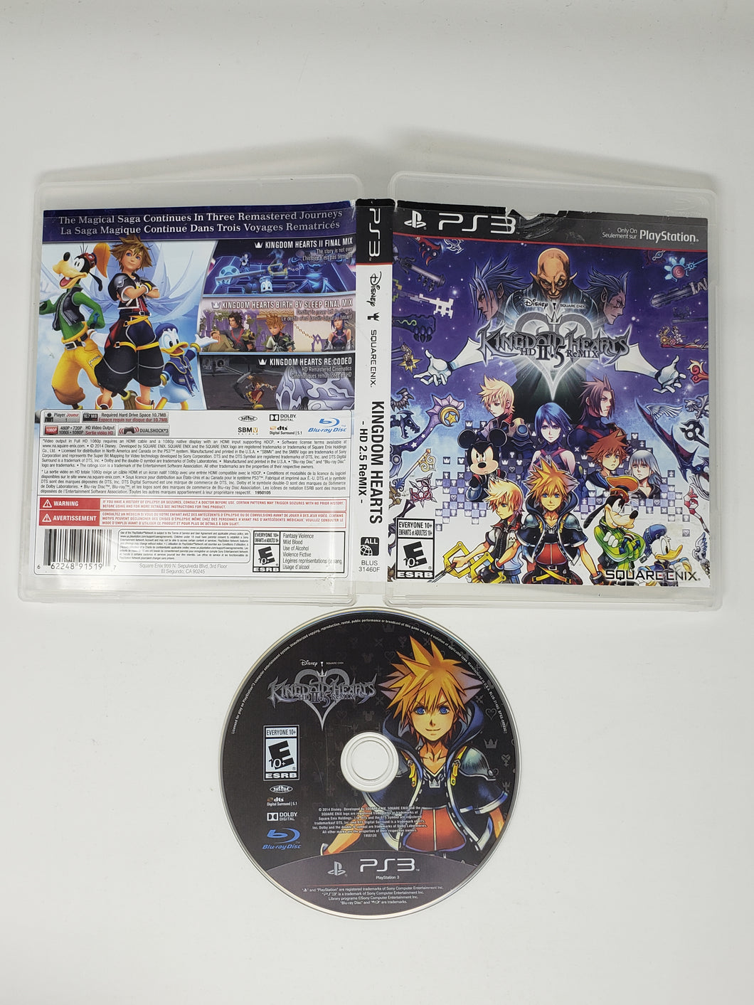 Kingdom Hearts HD 2.5 Remix - Sony Playstation 3 | PS3