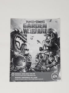 Plants vs. Zombies - Garden Warfare [manuel] - Sony Playstation 3 | PS3