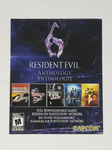 Resident Evil 6 Anthology [Insertion] - Sony Playstation 3 | PS3