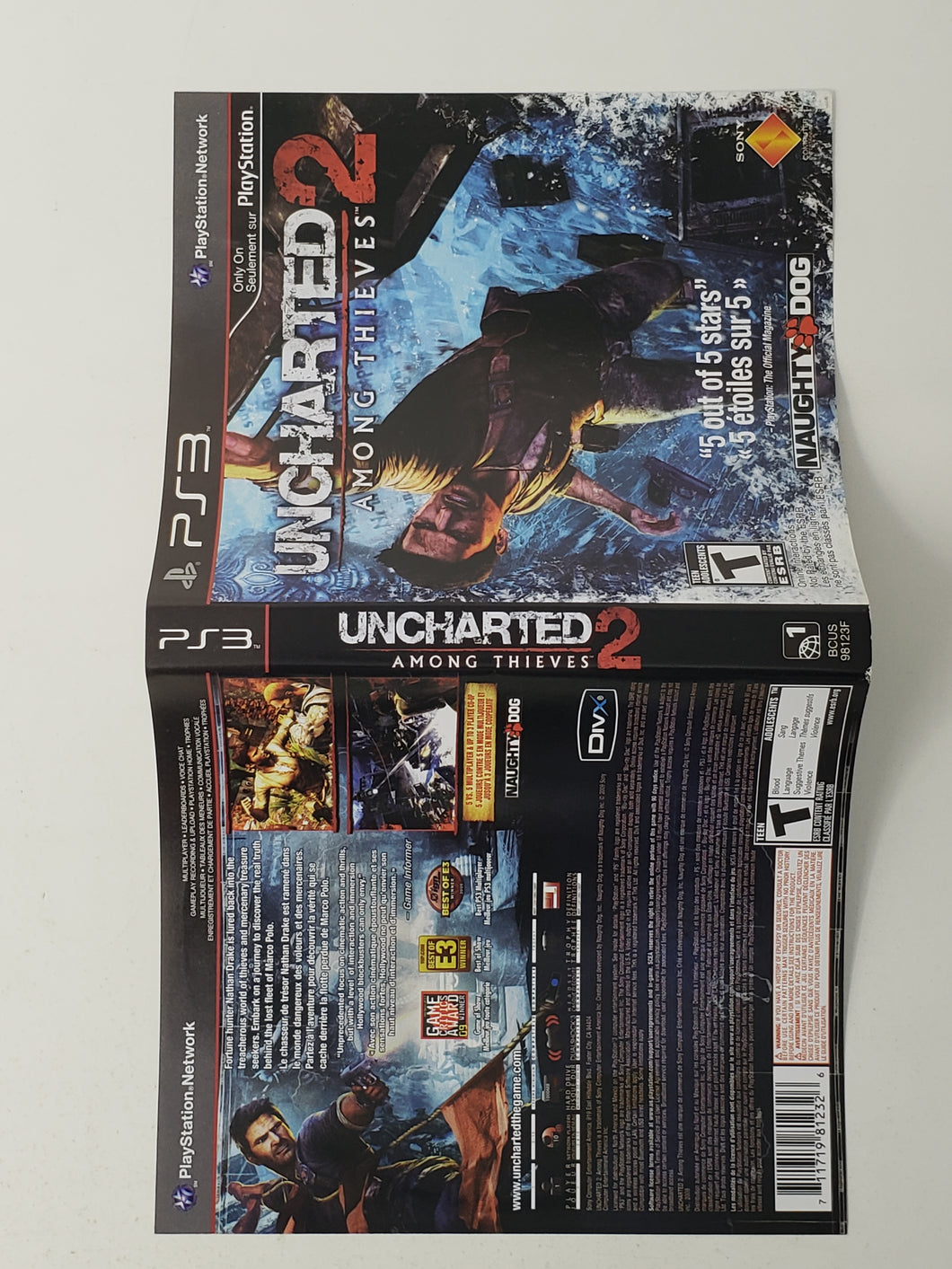 Uncharted 2 - Among Thieves [Couverture] - Sony Playstation 3 | PS3