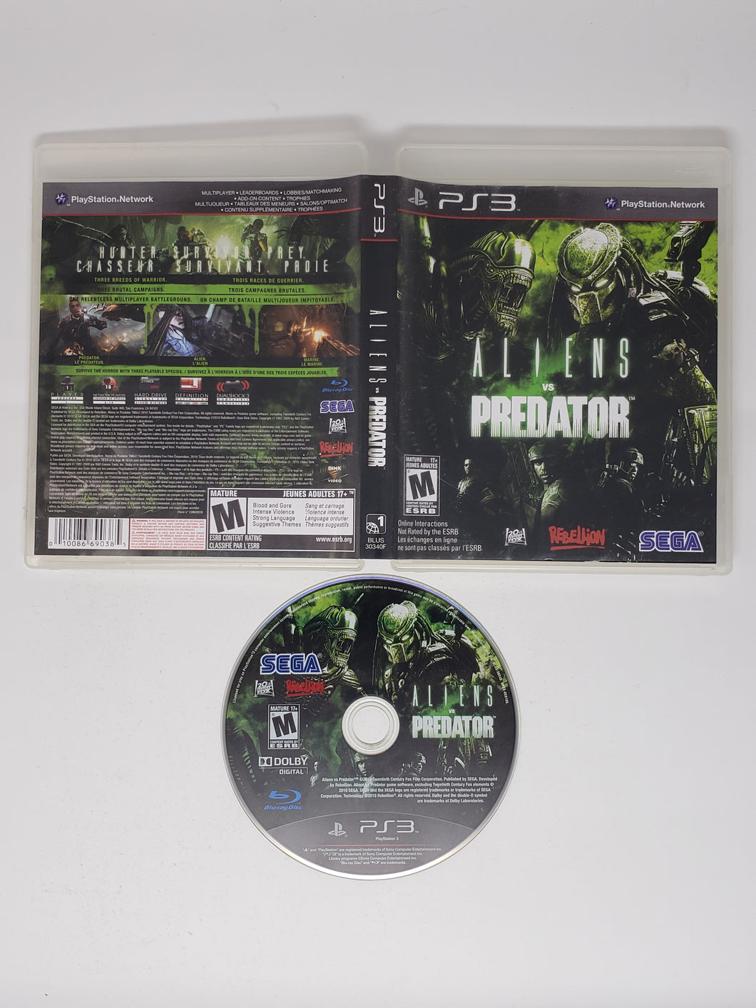 Aliens vs. Predator - Sony Playstation 3 | PS3