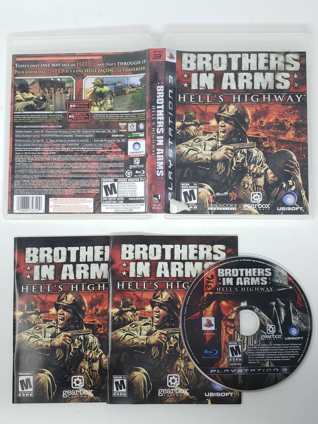 Brothers in Arms Hell's Highway - Sony Playstation 3 | PS3