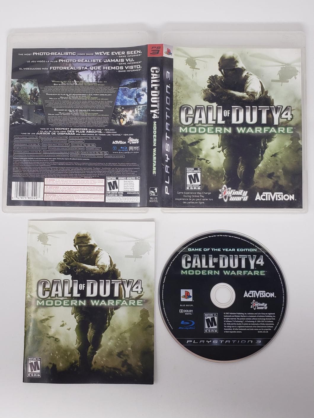 Call of Duty 4 Modern Warfare - Sony Playstation 3 | PS3